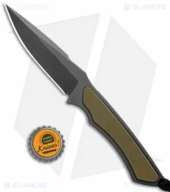 Spartan Blades Phrike Fixed Blade Knife OD Green G-10 (4.25" Black) -Avokelavavat Sales Store Spartan Blades Phrike OD Green G 10 Black SB17BKGRKYBK BHQ 101980 jr bottlecap