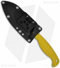Spyderco Aqua Salt Yellow Fixed Blade Dive Knife (4.69" Satin Serr) FB23SYL 5 Spyderco Aqua Salt Yellow Fixed Blade Dive Knife (4.69" Satin Serr) FB23SYL -Avokelavavat Sales Store Spyderco Aqua Salt Yellow Dive Satin Serr BHQ 6811 jr sheath