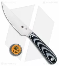 Spyderco Bow River Fixed Blade Knife Black/Gray G-10 (4.4" Satin) FB46GP -Avokelavavat Sales Store Spyderco Bow River Black Gray G 10 Satin FB46GP BHQ 85407 jr bottlecap