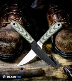 Spyderco Bow River Fixed Blade Knife OD Green/Gray G-10 (4.4" Satin) 11 Spyderco Bow River Fixed Blade Knife OD Green/Gray G-10 (4.4" Satin) -Avokelavavat Sales Store Spyderco Bow River Fixed Blade Knife OD Green Gray G 10 Black FB46GPODBK BHQ 119348 kp work web