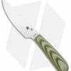 Spyderco Bow River Fixed Blade Knife OD Green/Gray G-10 (4.4" Satin)
