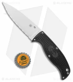Spyderco Enuff 2 Leaf Fixed Blade Knife Black FRN (3.9" Satin Serr) FB31SBK2 9 Spyderco Enuff 2 Leaf Fixed Blade Knife Black FRN (3.9" Satin Serr) FB31SBK2 -Avokelavavat Sales Store Spyderco Enuff 2 Leaf Fixed Blade Black FRN Satin Serr BHQ 145712 jr botttlecap