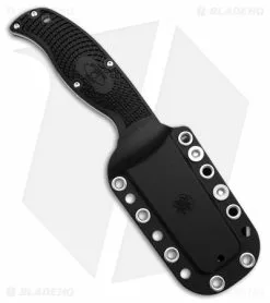 Spyderco Enuff Leaf Fixed Blade Knife (2.75" Satin) FB31PBK -Avokelavavat Sales Store Spyderco Enuff Leaf FB 2in Satin BHQ 14707 td sheath