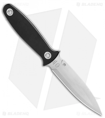 Spyderco Nightstick Fixed Blade Knife Black G-10 (4.1" Satin) FB47GP 4 Spyderco Nightstick Fixed Blade Knife Black G-10 (4.1" Satin) FB47GP - Image 2
