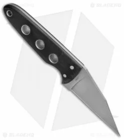 Rare Spyderco Ronin Fixed Blade Knife Black Micarta (3" Bead Blast) FB09 6 Rare Spyderco Ronin Fixed Blade Knife Black Micarta (3" Bead Blast) FB09 -Avokelavavat Sales Store Spyderco Rare Ronin Black 1998 FB09P jr spine