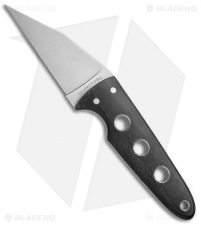 Rare Spyderco Ronin Fixed Blade Knife Black Micarta (3" Bead Blast) FB09 3 Rare Spyderco Ronin Fixed Blade Knife Black Micarta (3" Bead Blast) FB09