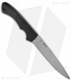 Spyderco Sustain Fixed Blade Knife Black G-10 (6.2" Satin) FB39GP -Avokelavavat Sales Store Spyderco Sustain Blk G 10 FB39GP BHQ 36432 jr spine 2