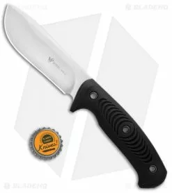 Steel Will Knives Steel Will Roamer Skinner Fixed Blade Knife Black TPE (4.5" Satin) R345-1BK -Avokelavavat Sales Store Steel Will Roamer Skinner Black TPE Satin R3451BK BHQ 87695 jr bottlecap