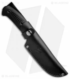 Steel Will Knives Steel Will Roamer Skinner Fixed Blade Knife Black TPE (4.5" Satin) R345-1BK -Avokelavavat Sales Store Steel Will Roamer Skinner Black TPE Satin R3451BK BHQ 87695 jr sheath