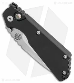 Strider + Pro-Tech SnG Automatic Knife Black 7075 Aluminum (3.5" Mirror) -Avokelavavat Sales Store Strider Pro Tech SnG Automatic Knife Black 7075 Aluminum 3.5 Mirror BHQ 118997 LS Spine