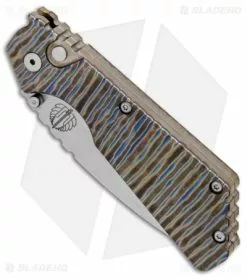 Strider + Pro-Tech Custom PT Automatic Knife Tiger Stripe Ti (2.75" Satin/SW) 8 Strider + Pro-Tech Custom PT Automatic Knife Tiger Stripe Ti (2.75" Satin/SW) -Avokelavavat Sales Store Strider Protech Custom PT Tiger Stripe Ti satin SW BHQ 71377 er spine