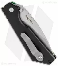 Strider + Pro-Tech Custom SnG Automatic Unique Micarta Camo (3.5" Stonewash) -Avokelavavat Sales Store Strider Protech Custom SnG Auto Untique Micarta Camo SW BHQ 115493 jr side