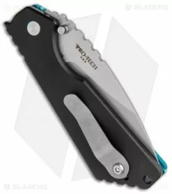 Strider + Pro-Tech Custom SnG Automatic Unique Micarta Turquoise (3.5 Stonewash) 8 Strider + Pro-Tech Custom SnG Automatic Unique Micarta Turquoise (3.5 Stonewash) -Avokelavavat Sales Store Strider Protech Custom SnG Auto Untique Micarta Turquoise SW BHQ 115488 jr side