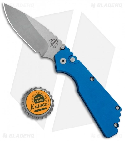 Strider + Pro-Tech PT Automatic Knife Blue (2.75" Stonewash) 6 Strider + Pro-Tech PT Automatic Knife Blue (2.75" Stonewash) - Image 4
