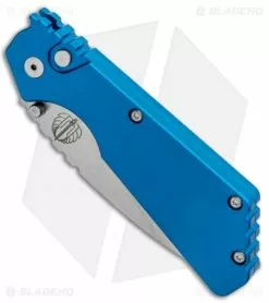 Strider + Pro-Tech PT Automatic Knife Blue (2.75" Stonewash) 7 Strider + Pro-Tech PT Automatic Knife Blue (2.75" Stonewash) -Avokelavavat Sales Store Strider Protech PT Auto Blue SW 2301 BLUE BHQ 84939 jr spine
