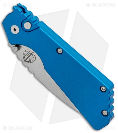 Strider + Pro-Tech PT Automatic Knife Blue (2.75" Stonewash) 4 Strider + Pro-Tech PT Automatic Knife Blue (2.75" Stonewash) - Image 2