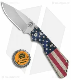 Strider + Pro-Tech PT Automatic Knife Custom PK Ano Vintage USA Flag (2.75" SW ) -Avokelavavat Sales Store Strider Protech PT Auto Custom PK Anodized Vintage USA Flag 23USA 3 BHQ 84940 jr bottlecap