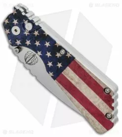 Strider + Pro-Tech PT Automatic Knife Custom PK Ano Vintage USA Flag (2.75" SW ) -Avokelavavat Sales Store Strider Protech PT Auto Custom PK Anodized Vintage USA Flag 23USA 3 BHQ 84940 jr spine