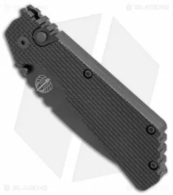 Strider + Pro-Tech PT Automatic Knife Knurled Black (2.75" Black Serr) 7 Strider + Pro-Tech PT Automatic Knife Knurled Black (2.75" Black Serr) -Avokelavavat Sales Store Strider Protech PT knurled black black serr BHQ 68059 er spine