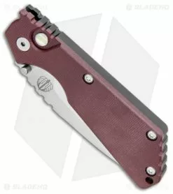 Strider + Pro-Tech SnG Automatic Knife Smooth Burgundy Micarta (3.5" Mirror) 7 Strider + Pro-Tech SnG Automatic Knife Smooth Burgundy Micarta (3.5" Mirror) -Avokelavavat Sales Store Strider Protech SnG Auto Smooth Burgundy Micarta Compound BHQ 115114 jr spine