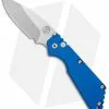 Strider + Pro-Tech SnG Automatic Knife Solid Blue Aluminum (3.5" Stonewash)