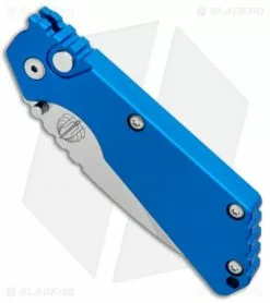 Strider + Pro-Tech SnG Automatic Knife Solid Blue Aluminum (3.5" Stonewash) 8 Strider + Pro-Tech SnG Automatic Knife Solid Blue Aluminum (3.5" Stonewash) -Avokelavavat Sales Store Strider Protech SnG Auto Solid Blue Aluminum SW 2401 BLUE BHQ 105835 jr spine