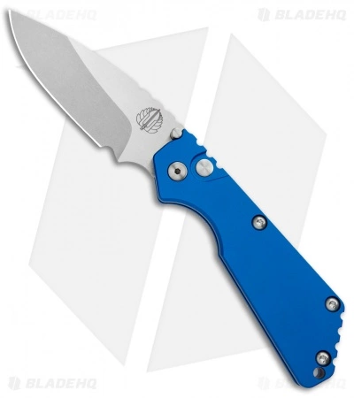 Strider + Pro-Tech SnG Automatic Knife Solid Blue Aluminum (3.5" Stonewash) 3 Strider + Pro-Tech SnG Automatic Knife Solid Blue Aluminum (3.5" Stonewash)