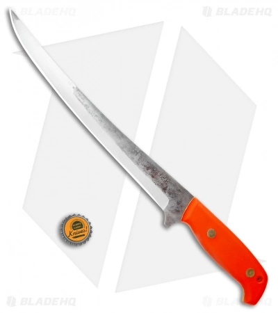 Svord Fish Fillet Fixed Blade Knife Orange (10" Gray High Carbon) 5 Svord Fish Fillet Fixed Blade Knife Orange (10" Gray High Carbon) - Image 3