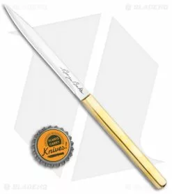 Svord Little Sister Brass Fixed Blade Knife (3.5" Satin) -Avokelavavat Sales Store Svord Little Sister Brass Satin SVORD LSB BHQ 94484 jr bottlecap