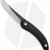 Svord Puukko Fixed Blade Knife Black (4.25" Satin)