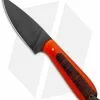 T.M. Hunt Custom Magua Fixed Blade Knife Orange G-10/Curly Maple (3.5" Black) -Avokelavavat Sales Store T.M. Hunt Custom Hogua Orange G 10 Curly Maple Black BHQ 98442 jr
