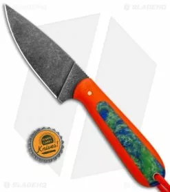 T.M. Hunt Custom Magua Fixed Blade Knife Orange G-10/Earth Resin (3.5" Black) -Avokelavavat Sales Store T.M. Hunt Custom Hogua Orange G 10 Earth Resin Black BHQ 98436 jr bottlecap