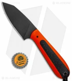 T.M. Hunt Custom Hogua Fixed Blade Knife Orange G-10 "Onyx Flake" (3.1"Black) -Avokelavavat Sales Store T.M. Hunt Custom Hogua Orange G 10 Onyx Flake Black BHQ 98469 jr bottlecap 2