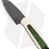 T.M. Hunt Custom Hogua Fixed Blade White G10/Candy Stripe Green (3.1" Black) -Avokelavavat Sales Store T.M. Hunt Custom Hogua White G 10 Candy Stripe Green Black BHQ 99388 jr