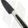 T.M. Hunt Custom Hogua Fixed Blade Knife White G-10 "Onyx Flake" (3.1" Black) -Avokelavavat Sales Store T.M. Hunt Custom Hogua White G 10 Onyx Flake Acid BHQ 98472 jr