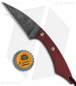 T.M. Hunt Custom Knives Hornet 2.0 Fixed Blade Knife Red G-10 Exclusive 9 T.M. Hunt Custom Knives Hornet 2.0 Fixed Blade Knife Red G-10 Exclusive -Avokelavavat Sales Store T.M. Hunt Custom Knives Hornet 2.0 Red G 10 Exclusive BHQ 93389 jr bottlecap