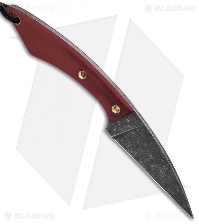 T.M. Hunt Custom Knives Hornet 2.0 Fixed Blade Knife Red G-10 Exclusive 4 T.M. Hunt Custom Knives Hornet 2.0 Fixed Blade Knife Red G-10 Exclusive - Image 2