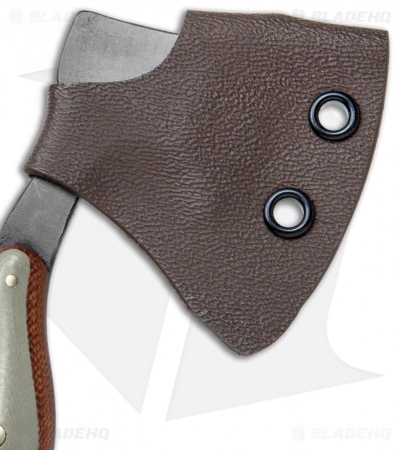 T.M. Hunt Custom "Lil Billy Bad Axe" Keychain Natural Micarta/White G-10 4 T.M. Hunt Custom "Lil Billy Bad Axe" Keychain Natural Micarta/White G-10 - Image 2