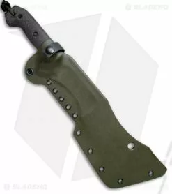 T.M. Hunt Custom M-18 Fixed Blade Knife Black Micarta W/ OD Sheath (10" Gray) -Avokelavavat Sales Store T.M. Hunt Custom M 18 Black Micarta OD Sheath Black BHQ 72369 jr sheath