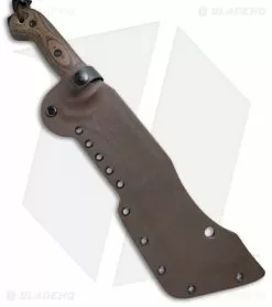 T.M. Hunt Custom M-18 Fixed Blade Knife Micarta W/ Brown Sheath (10" Black) 8 T.M. Hunt Custom M-18 Fixed Blade Knife Micarta W/ Brown Sheath (10" Black) -Avokelavavat Sales Store T.M. Hunt Custom M 18 Micarta Brown Sheath Black BHQ 72364 jr sheath