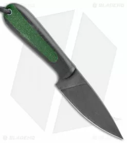 T.M. Hunt Custom Magua Fixed Blade Knife Black G-10/Green Stripe (3.5" Black) 7 T.M. Hunt Custom Magua Fixed Blade Knife Black G-10/Green Stripe (3.5" Black) -Avokelavavat Sales Store T.M. Hunt Custom Magua Black G 10 Candy Stripe Green Black BHQ 101304 jr spine