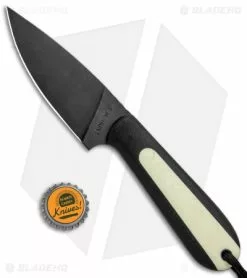 T.M. Hunt Custom Magua Fixed Blade Knife Black/White G-10 (3.5" Black) -Avokelavavat Sales Store T.M. Hunt Custom Magua Black White Opposite G 10 Black BHQ 98449 jr bottlecap
