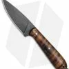 T.M. Hunt Custom Magua Fixed Blade Knife Curly Maple Wood (3.5" Black) -Avokelavavat Sales Store T.M. Hunt Custom Magua Curly Maple Wood Black BHQ 78745 jr