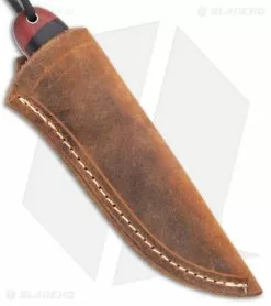 T.M. Hunt Custom Magua Fixed Blade Knife Bullseye Red/Black (3.5" Satin) -Avokelavavat Sales Store T.M. Hunt Custom Magua Fixed Blade Bullseye Red Black Satin BHQ 136423 jr sheath