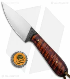 T.M. Hunt Custom Magua Fixed Blade Knife Curly Maple (3.5" Satin) -Avokelavavat Sales Store T.M. Hunt Custom Magua Fixed Blade Curly Maple Satin BHQ 136430 jr bottlecap