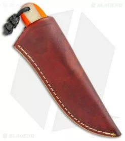 T.M. Hunt Custom Magua Fixed Blade Knife Orange G-10/Candy Stripe (3.5" Black) -Avokelavavat Sales Store T.M. Hunt Custom Magua Orange G 10 Candy Stripe Black BHQ 101310 jr sheath