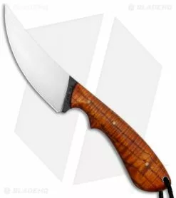 T.M. Hunt Custom Nomad Fixed Blade Knife Curly Oak (4" Satin)