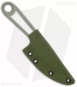 T.M. Hunt Custom Skelemaug Fixed Blade W/ OD Green Kydex (3.75" Coyote Brown) -Avokelavavat Sales Store T.M. Hunt Custom Skelemaug Coyote Brown OD Green Kydex BHQ 78435 jr sheath 2