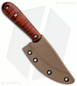 T.M. Hunt Custom Skelemaug Fixed Blade Knife Curly Maple (3.75" Acid) -Avokelavavat Sales Store T.M. Hunt Custom Skelemaug Curly Maple Acid Washed BHQ 85826 jr sheath