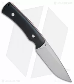 TK Knives Telchar Fixed Blade Knife Black G-10 (4" Satin) -Avokelavavat Sales Store TK Knives Telchar Black G 10 Satin BHQ 80785 jr spine